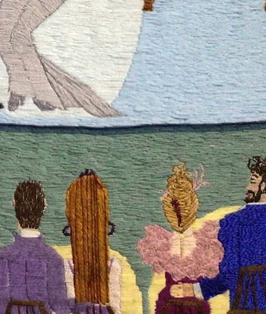 Detail of ENTERTAINMENT painting
