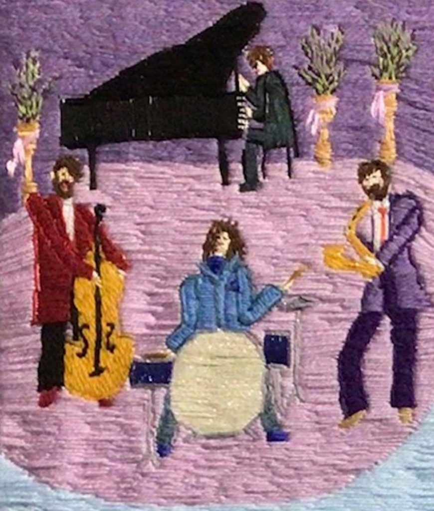 Detail of ENTERTAINMENT painting